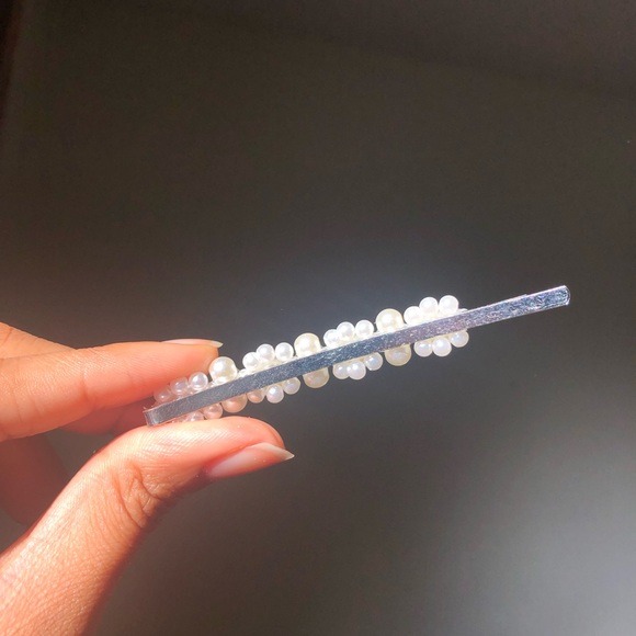 💫 Pair of Pearl Hair Clips - Picture 5 of 6